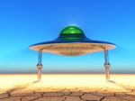 Flying Saucer Stock Photo