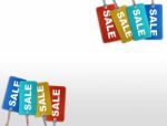 Sale Multicolor Stock Photo