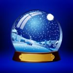 Christmas Sphere Stock Photo