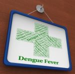 Dengue Fever Shows Burning Up And Afflictions Stock Photo
