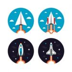 Rocket Concept Icon Stock Photo