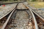 Railway Track Stock Photo