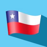 Chile Flag  Icon Stock Photo
