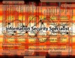 Information Security Specialist Indicates Skilled Person And Occ Stock Photo