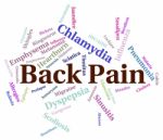 Back Pain Means Poor Health And Affliction Stock Photo