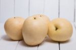 Tasty Nashi Pears Stock Photo