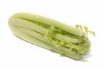 Celery Vegetable On White Stock Photo