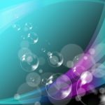Bubbles Background Shows Translucent Soapy Spheres Stock Photo
