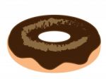 Chocolate Donut Stock Photo