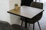 Furniture Set In Hipster Cafe Stock Photo