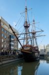 The Golden Hind In London Stock Photo