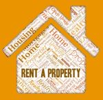 Rent Property Represents Habitation Renter And Properties Stock Photo