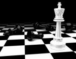 Chess King Stock Photo