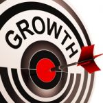 Growth Shows Maturity, Growth And Improvement Stock Photo