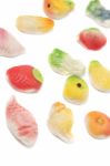 Traditional Portuguese Fruity Sweets Stock Photo
