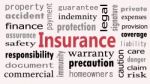 Insurance Word Cloud Concept On White Background Stock Photo