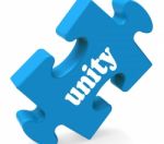 Unity Shows Partner Team Teamwork Or Collaboration Stock Photo