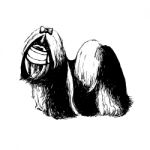 Illustration Of Shih Tzu Dog With Mask Stock Photo