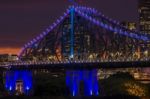 Story Bridge In Brisbane, Queensland Stock Photo