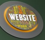 Website Button Represents Sites Www And Websites 3d Rendering Stock Photo