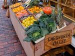 Tunbridge Wells, Kent/uk - January 5 : Display Of Fruit And Vege Stock Photo