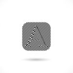 Creative A-letter Icon Abstract Logo Design  Template Stock Photo