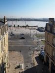 View From Porte Cailhau (palace Gate) In Bordeaux Stock Photo