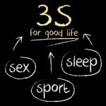 3s For Good Life Stock Photo