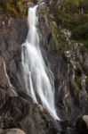 Aber Falls In Autumn Stock Photo