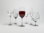 Wine In Glasses Stock Photo