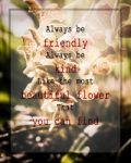 Meaningful Quote On Blurred Orchid Flower Background Stock Photo