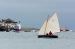Sailing In The Torridge And Taw Estuar Stock Photo