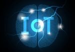 Internet Of Things Technology Brain Abstract Background Stock Photo