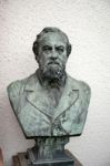 Bust Of Prof Dr Schenk In Friedrichsdorf Stock Photo