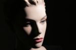 Close Up On A Woman's Doll - Mannequin Stock Photo