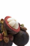 Mangosteen Stock Photo