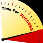 Time For Success Message Representing Victory And Winning Stock Photo