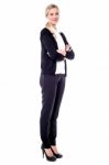 Business Woman With Confident Smile Stock Photo