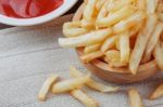 French Fries In A Bowl Stock Photo