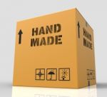 Hand Made Shows Handcrafted Product 3d Rendering Stock Photo