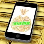Libyan Dinar Indicates Forex Trading And Coin Stock Photo