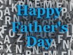 3d Happy Father's Day Concept Illustration Stock Photo