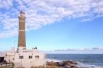 Lighthouse In Jose Ignacio Near Punta Del Este, Uruguay Stock Photo