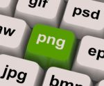 Png Key Shows Picture Format Stock Photo