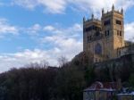 Durham, County Durham/uk - January 19 : The Cathedral In Durham, Stock Photo