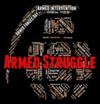 Armed Struggle Means Cross Swords And Battle Stock Photo