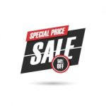 Sale Promotion Sign Stock Photo