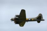 Memphis Belle Boeing B 17 Bomber Flying Over Shoreham Airfield Stock Photo