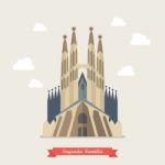 Catholic Church Sagrada Familia Stock Photo