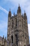 View Of Canterbury Cathedral Stock Photo